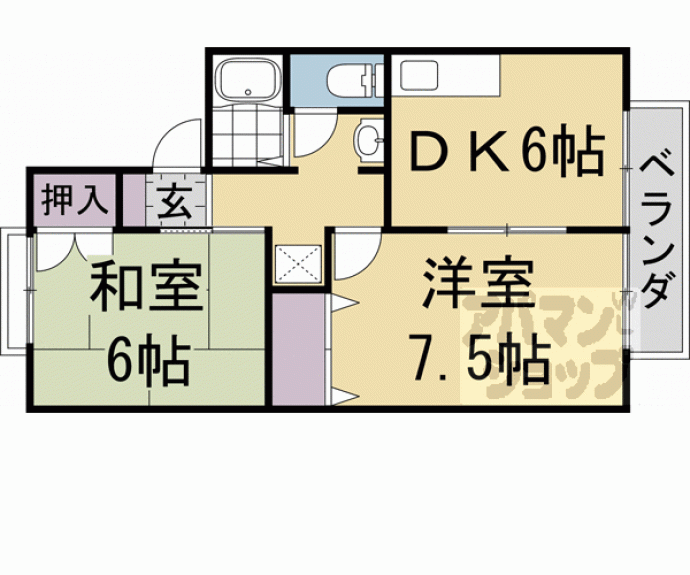 【ハイツ秋桜】間取