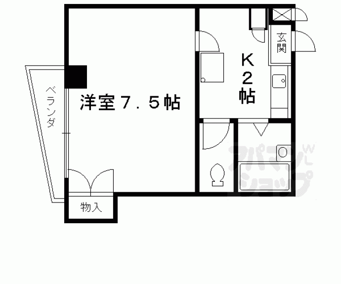 【嵐山りんくぱずる】間取