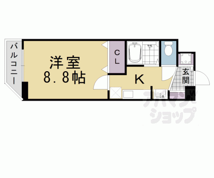 【アドリーム上桂】間取