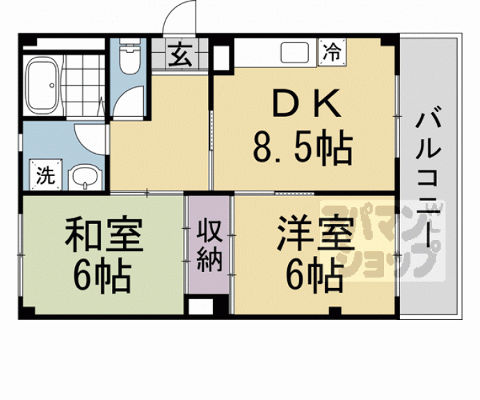 【シャトレ・タカヤⅡ】間取