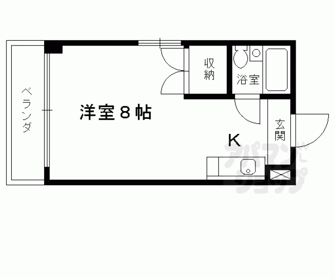 【アントレー嵯峨野】間取