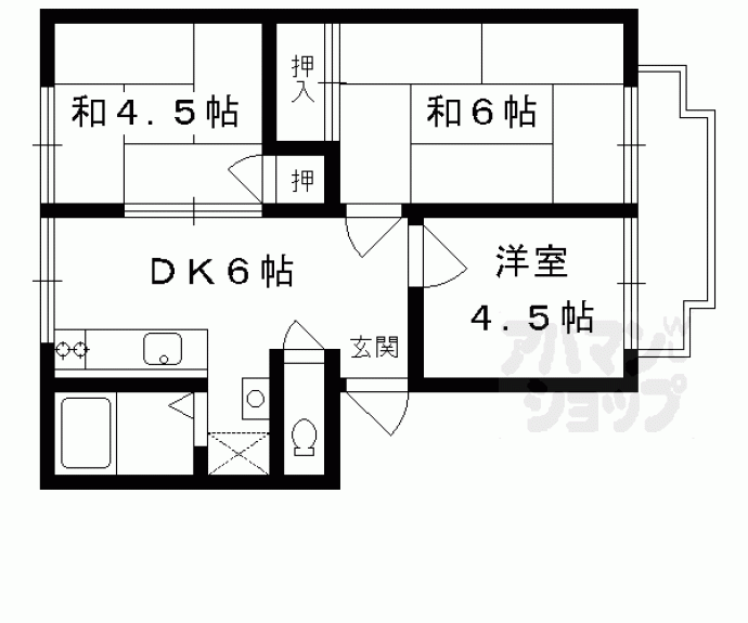 【ウィンディア出雲】間取