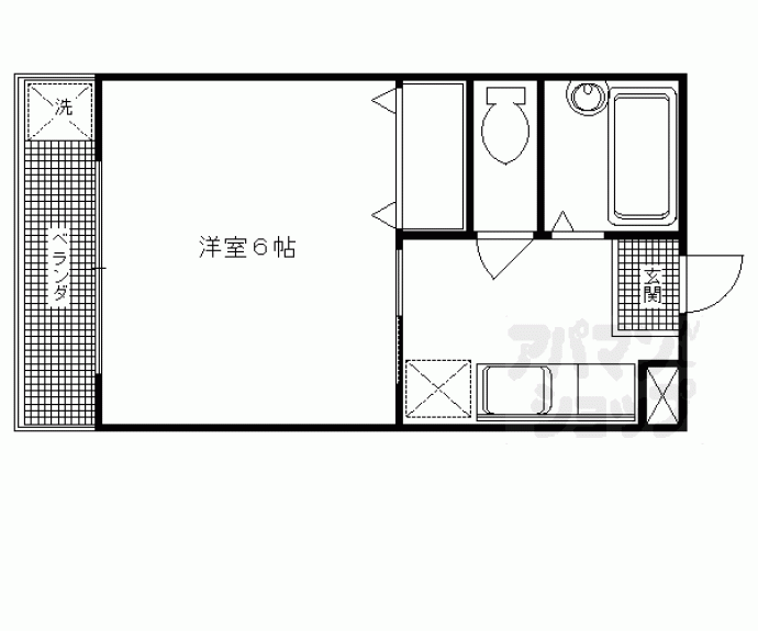 【ピエスあさのＡ棟】間取