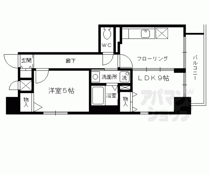 【ベラジオ烏丸御池】間取