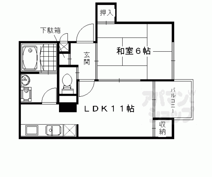 【ファースト京ノ道】間取