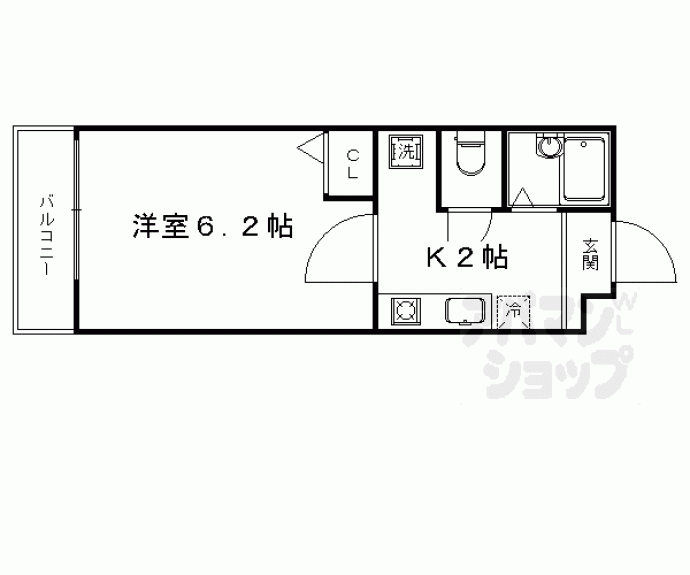 【御池ハイツ】間取