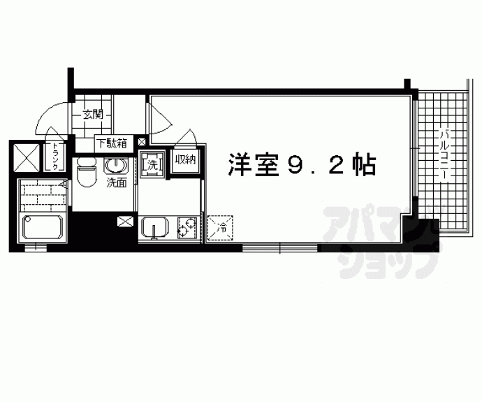 【ベラジオ四条烏丸】間取