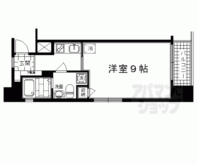 【ベラジオ四条烏丸】間取