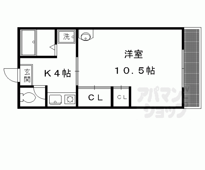 【グリーンハイツ紫野】間取