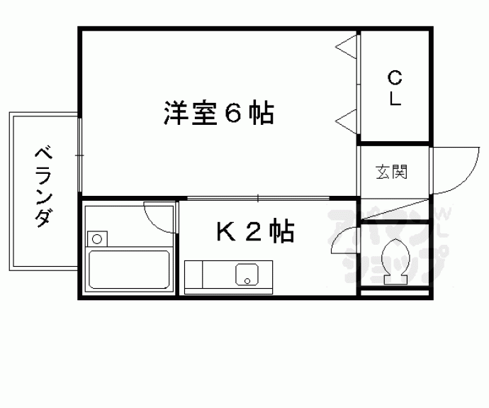 【プライムシティおむろ】間取