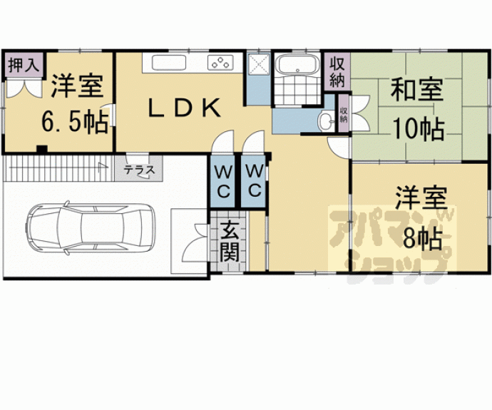 【青山マンション】間取