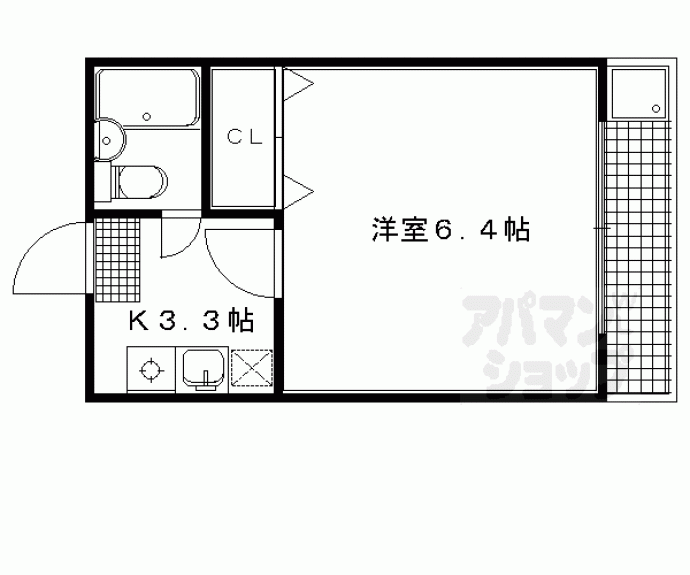 【森マンション６】間取