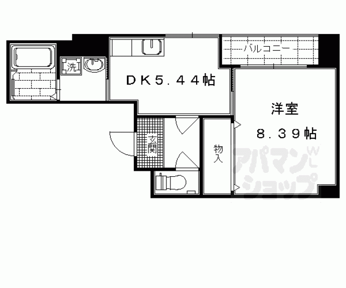 【Ｓ－ＦＬＡＴ北野】間取