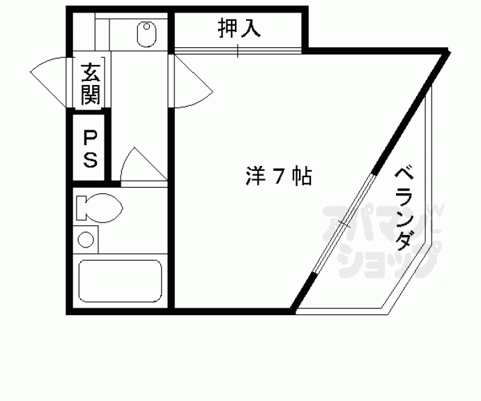 【ヴァンヴェール西井】間取