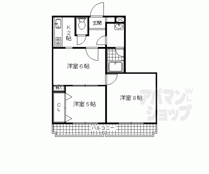 【メゾン・ド・リビエール】間取