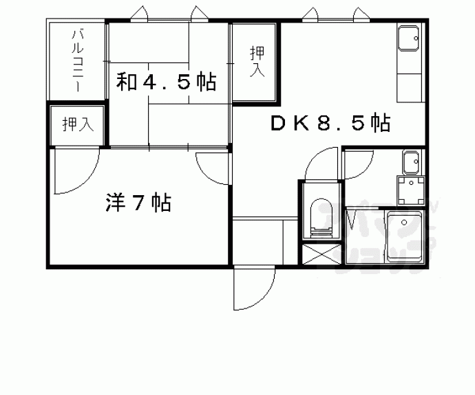 【沢町ハイツ】間取