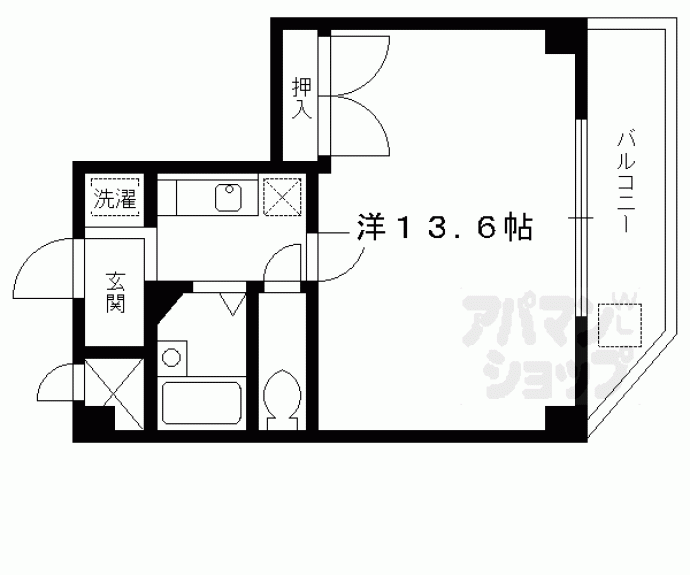 【レ・タン・ドゥ・ラ・メール・ＣＫⅠ】間取