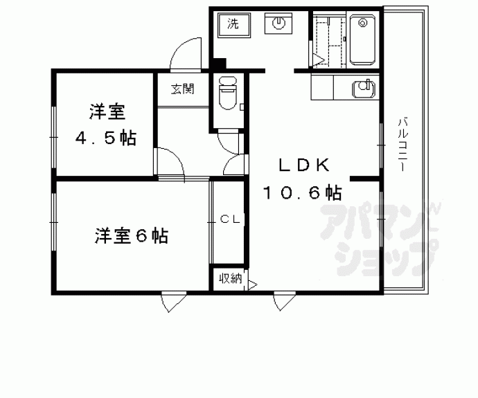 【シャローム３３】間取