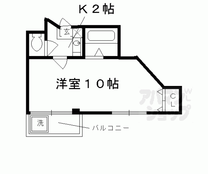 【ＦｏｕｒＳｅｖｅｎ八条口】間取