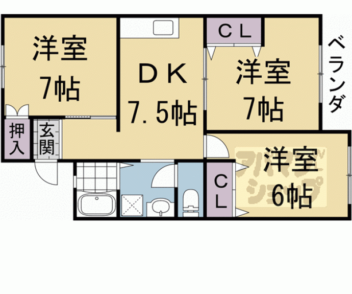 【パルアベニュー醍醐】間取