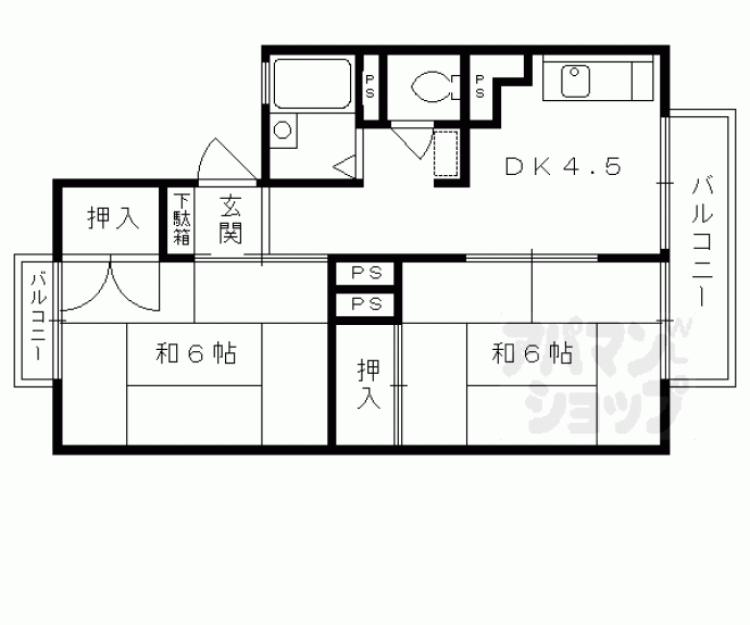 【ヴァンベール武蔵】間取