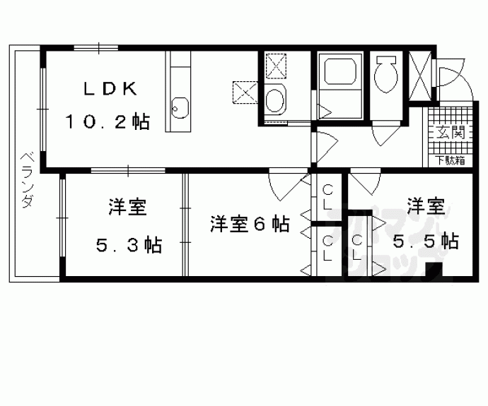 【サンシャイン中川】間取