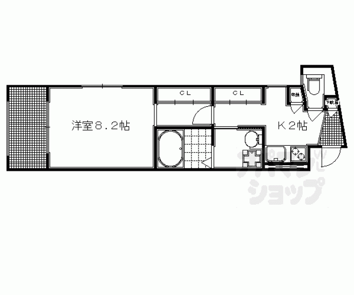 【ベラジオ京都東山】間取