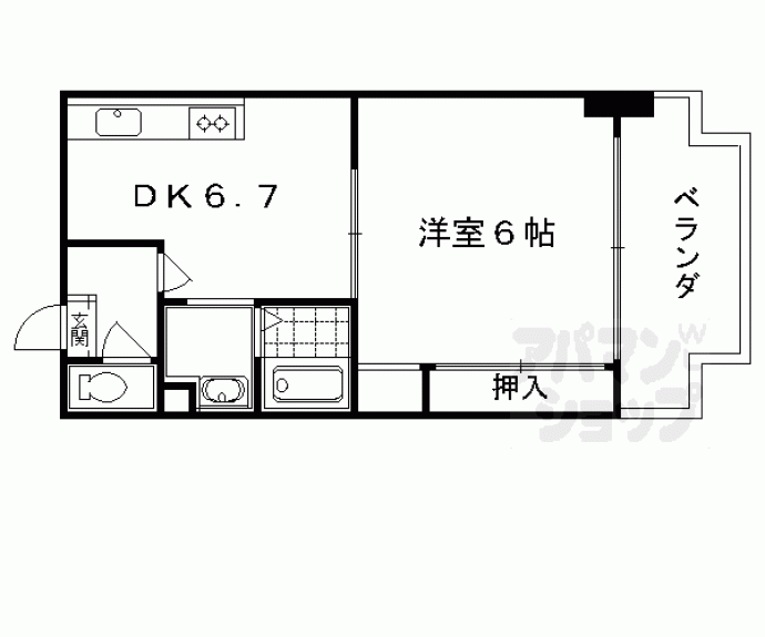 【ヴィラージュＫ】間取