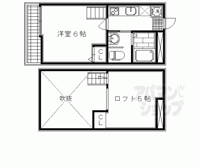 【ロフティ京都西陣】間取