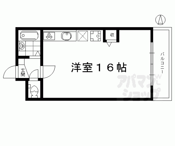 【イルソーレ京都西大路】間取