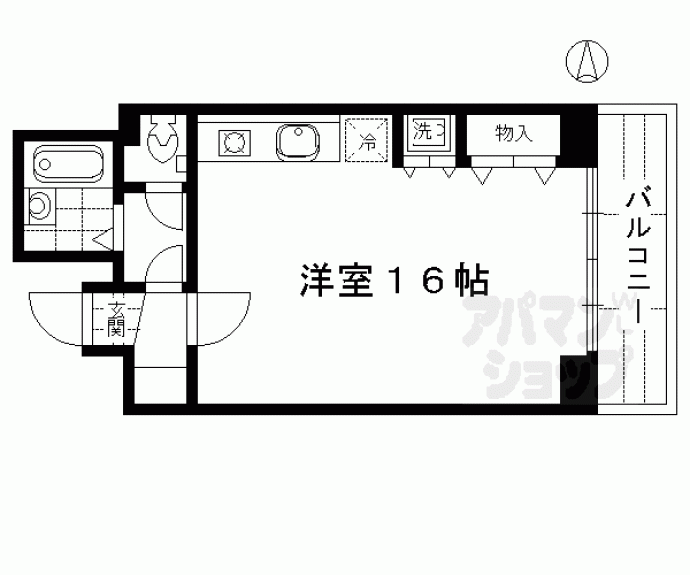 【イルソーレ京都西大路】間取