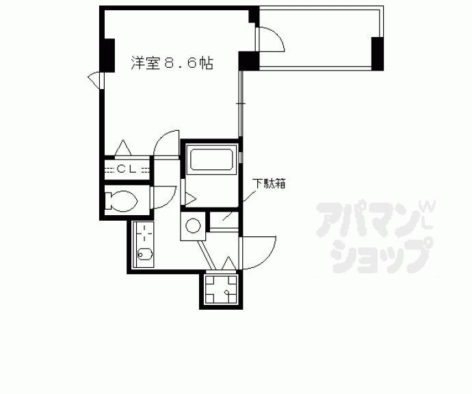 【サムティ京都駅前】間取