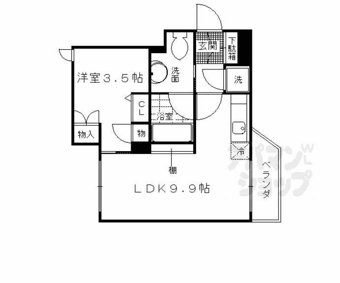 【Ｐａｒｋ　Ｓｉｄｅ　Ｍｉｂｕ　ａｎｎｅｘ】間取