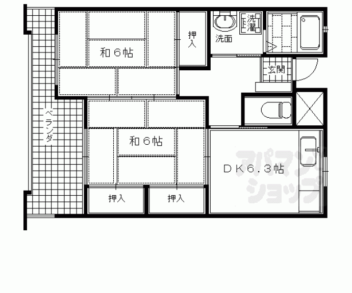 【コンフォート出水】間取