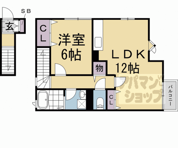 【メイプルホーム壱番館】間取