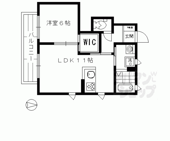 【深草エステートⅥ】間取