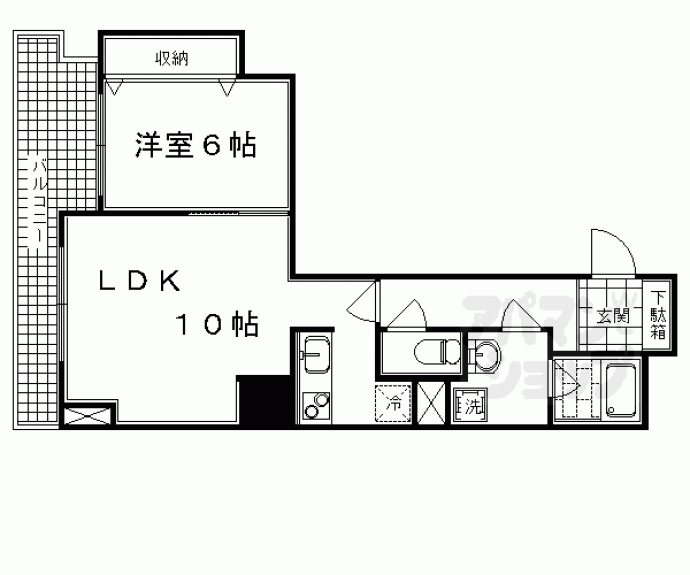 【アクアレリスト今出川】間取