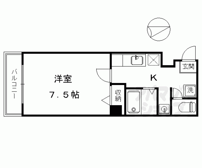 【ヴィラ・パラディス東山】間取