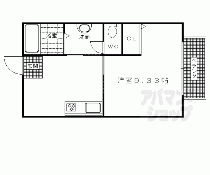 【醍醐藤田マンション】間取