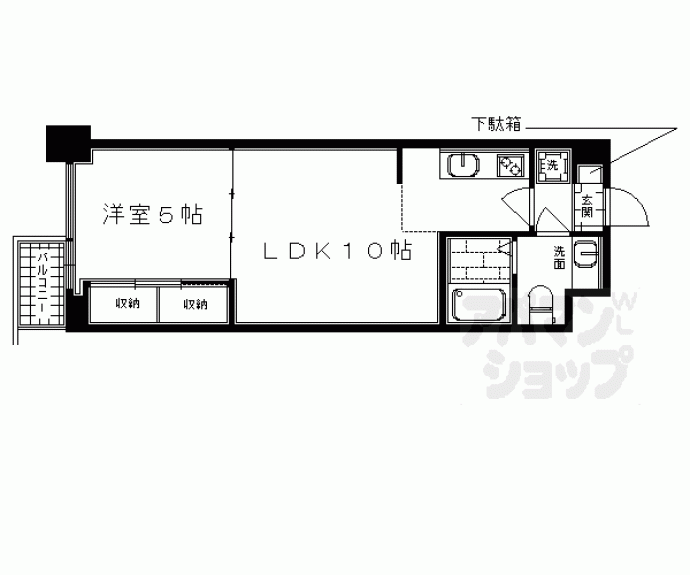 【プラネシア烏丸御池】間取