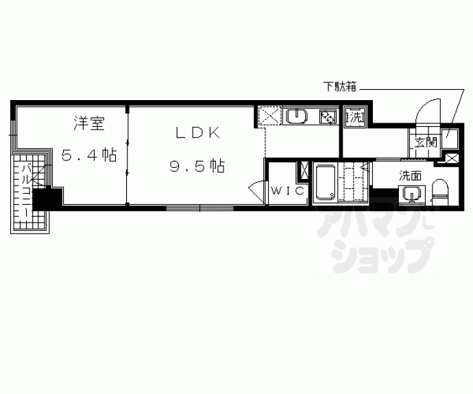 【プラネシア烏丸御池】間取