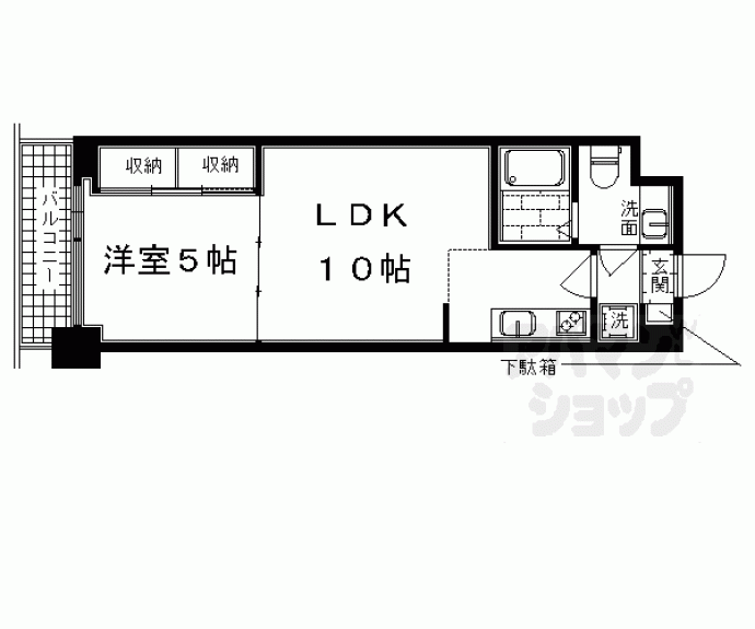 【プラネシア烏丸御池】間取