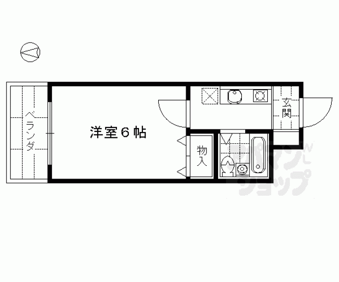 【エステート南ビル】間取