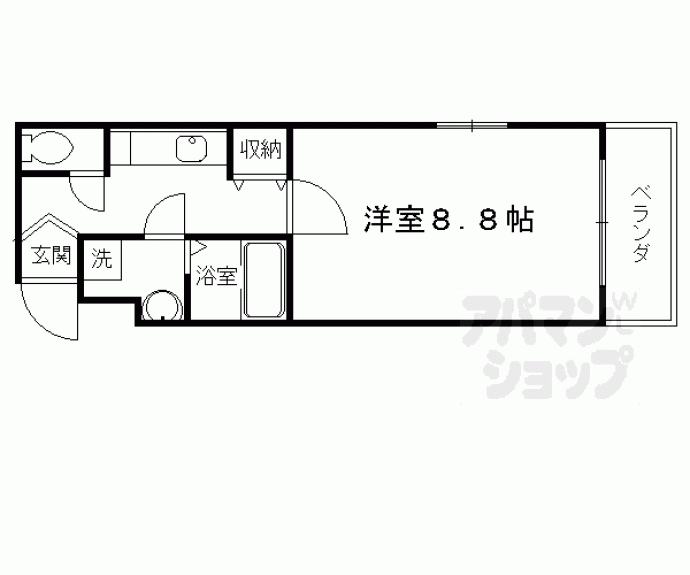 【チコーベルメゾン東山】間取