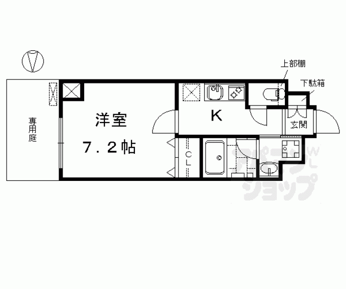 【アスヴェル京都東寺前Ⅱ】間取