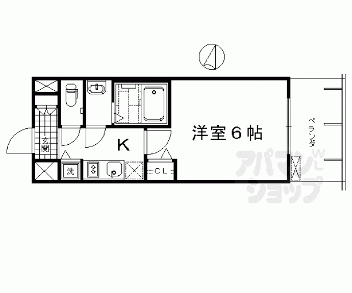 【プレサンス京都鴨川】間取