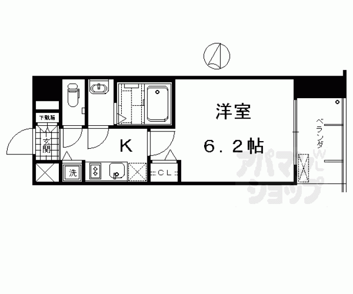 【プレサンス京都鴨川】間取