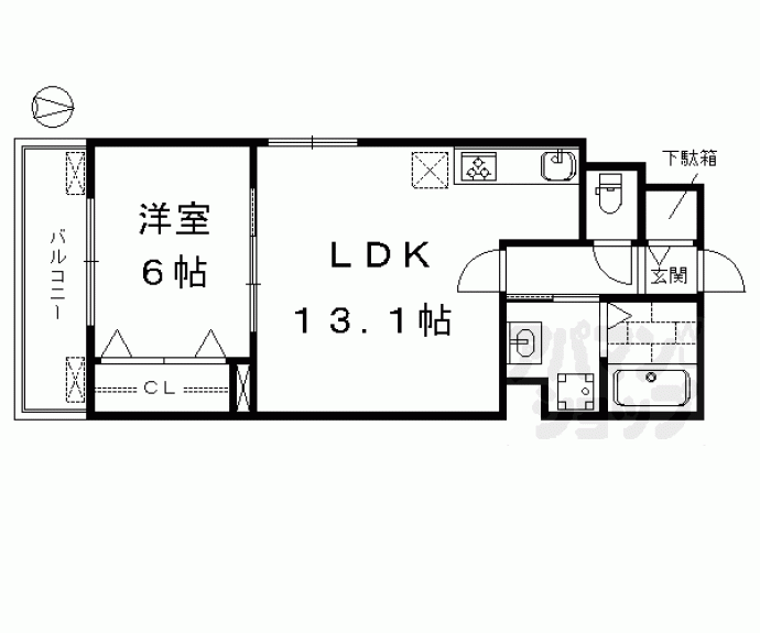 【ベラ・ルーチェ　東山】間取