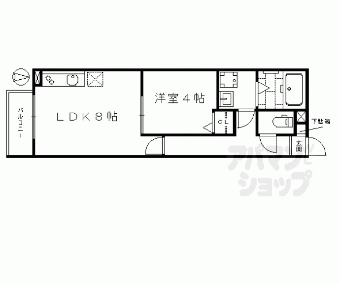 【パークハウス桂川】間取