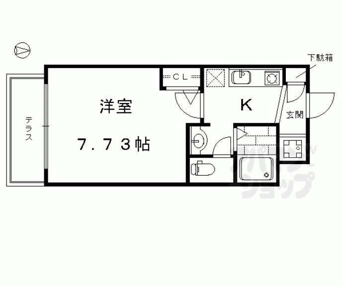 【シボラ西大路】間取